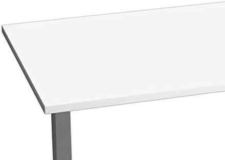 UpDownDesks Tops, Straight Front, Classic White