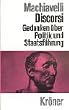 Discorsi. Gedanken �ber Politik und Staatsf�hrung