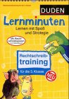 Produkt-Bild: Duden Lernminuten, Rechtschreibtraining, neue Rechtschreibung, F&uuml;r die 3. Klasse