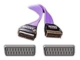 Ixos Flat Profile 21 Pin Fully Wired Scart To Scart 1.5M XHT611-150