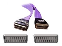 Ixos Flat Profile 21 Pin Fully Wired Scart To Scart 1.5M XHT611-150