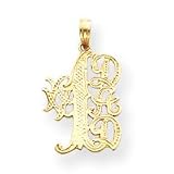 14k #1 Dad Pendant