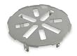 Industrial Grade 1PPE6 Shower Drain Grid, Pipe Dia 5 In, SS