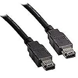 Euronetwork IEEE 1394 Firewire Cable: 6 pin - 6 pin, 5.0m