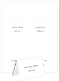Bulk 4up Placecard - Radiant White (250 Pack)