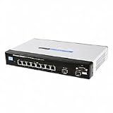 8PORT Mgd Gb Switch with Max Poe 2 Gbic Slots Webview Qos Acl 802.1X