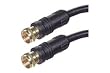 RG6 Cable, F Male / Male, 6.0 ft