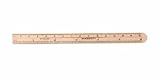 STAINLESS STEEL RULER 6 IN & MM WITH HOLE