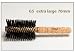 G5 - Round Brush - Large - 10 Swirled Rows - 65 mm - Bouncy