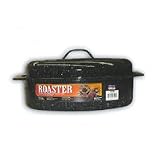 Columbian Home Graniteware Covered Roaster 18-22 Lbs. 19 x 13.5 x8