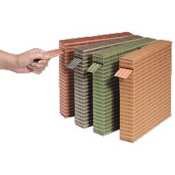 Flat-Packed Kraft Tubular Coin Wrappers, Nickel, $2.00 Capacity, Blue, 1000/Box MMF216020008