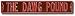 Cleveland Browns Dawg Pound Authentic Steel Street Sign