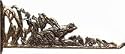 Frog Nature Hook (French Bronze)