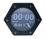 Race X Carbon Effect Hexagonal Tax Disc Holder Outdoor Living