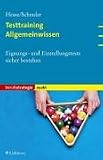 Produkt-Bild: Testtraining Allgemeinwissen (Eignungs- und Einstellungstests sicher bestehen)