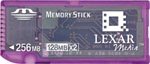 LEXAR MEDIA MS256-281 MEMORY STICK 256MB SELECT