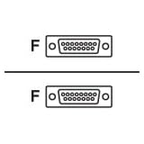 Videk - Data gender converter - DB-15 (F) - DB-15 (F)