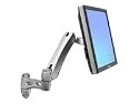 Ergotron LX Wall Mount Arm LXW13M1S - Mounting kit for flat panel - silver - wall-mountable