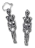 Skeleton Earrings by Alchemy Gothic, England