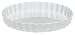 Pillivuyt Porcelain 10-Inch Fluted Tart/Flan Baker