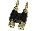 PHOENIX GOLD PRO-DUAL/B Pro Dual Banana Plugs with Gold Connectors