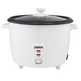GrandGadgets Omega Series 1.8 Litre Rice Cooker with Detachable Cord and Glass Lid.