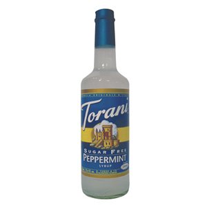 Torani Sugar Free Peppermint Syrup, 750 ml by Torani
