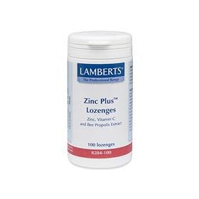 Zinc Plus Lozenges - With Vitamin C And Propolis Extract - 100 lozenges