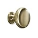 Colonial Bronze Hardware 1935 5-Antique Satin Brass Cabinet Hardware 1-1/2 Dia Cabinet Knob
