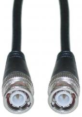 RG58 / AU Stranded BNC Cable, Braided, 15 ft