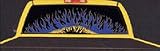Blue Flame rear window graphic