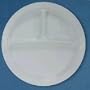 Plastic 3-Compartment Plates-4 Packs Per Case (10PL3CBW) Category: Plastic Plates