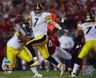 Pittsburgh Steelers Super Bowl XLIII Champions Ben Roethlisberger Scrambling in Super Bowl XLIII 43