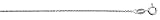 16 Sterling Silver Very Thin Cable Chain, 1/16 (1.2 mm), NICKEL FREE