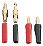 Ultralink Ul-1451C/4 Pk Standard Crimp Banana Plugs (14-Gauge)