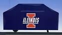 University of ILLINOIS FIGHTING ILLINI BBQ Barbeque Gas GRILL COVER New