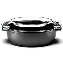 Aga Cast Aluminium Roaster with Glass Lid