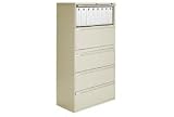 36W 5 Drawer Binder Lateral File - Putty