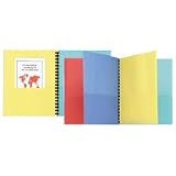 Elegant Stripe Eight-Pocket Organizer, Assorted Colors, 12/Carton ESS99656