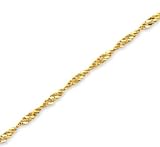 14k Yellow Gold Modern Classy Fashion Ankle Bracelet