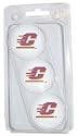 Central Michigan Chippewas (University Of) NCAA 15 Golf Ball Pack