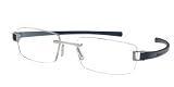 Tag Heuer - TAG HEUER 7104 002 BRUSHED BLUE RIMLESS TITNAIUM EYEGLASSES