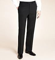 Autograph Supercrease® Flat Front Trousers with Wool