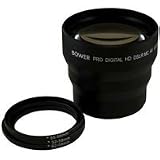 Bower 3.5X Super Professional Telephoto Lens for 52mm 55mm 58mm 62mm Black   VLB3558B telephoto lens