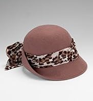Pure Wool Scarf Trim Cloche Hat