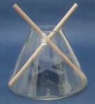 Chopsticks Glass Bottle Logic Puzzle