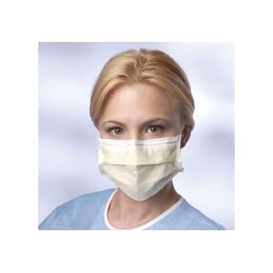 [Itm] With Ear Loops, Yellow [Acsry To]: @ L-FACE MASK,YELLOW,EARLOOP,LATEX FREE