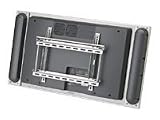 OmniMount PRO 37FB-F - Mounting kit ( wall plate, mounting rails ) for flat panel - black - screen size: 23 - 37 - mounting interface: 100 x 100 mm, 75 x 75 mm, 100 x 200 mm, 200 x 200 mm, 200 x 100 mm