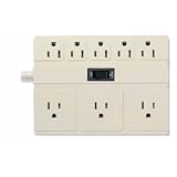 Multi-outlet & Power Strips: Phillips #158TV TV 8Out Almond Power Center