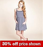2 Pack - Pure Cotton Heart & Striped Dresses